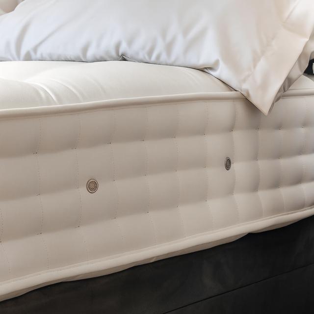 100% Organic Wool & Cotton Quilted 1500 Pocket Spring Mattress