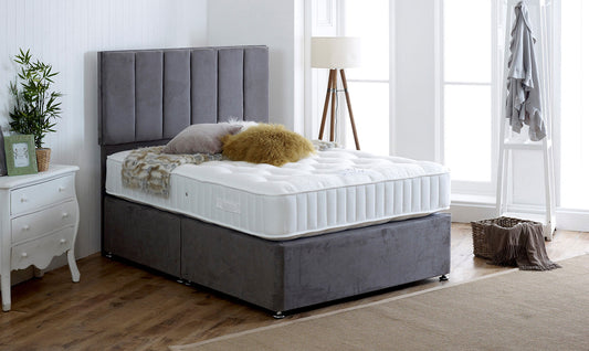 100% Natural Wool & Cotton 1000 Pocket Spring Mattress (Medium)