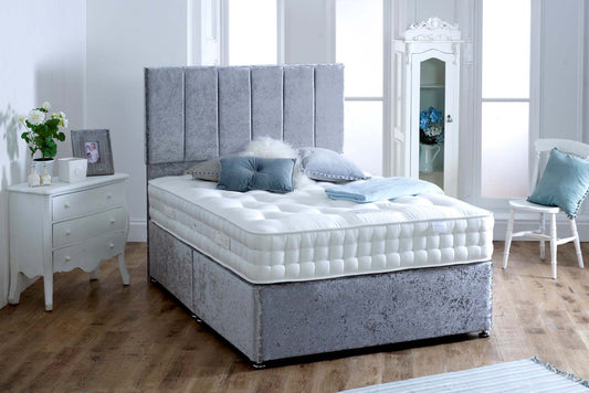 100% Natural, Wool,Cashmere,Cotton, Silk 4000 Air Suspension Pocket Spring Mattress