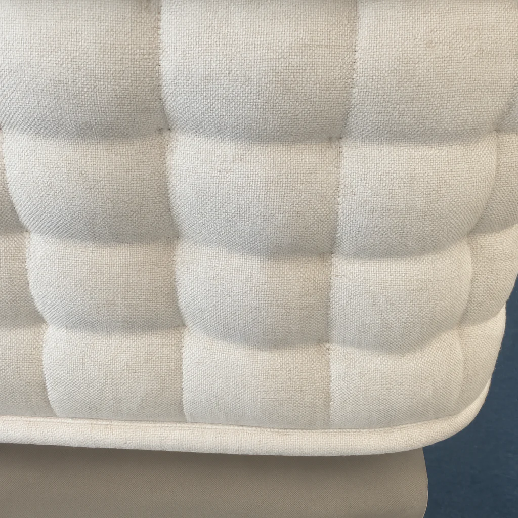 Violet 4000 Pocket Spring Spanish Natural Linen Alpaca Wool, Cotton, Bamboo Fibres Medium Mattress